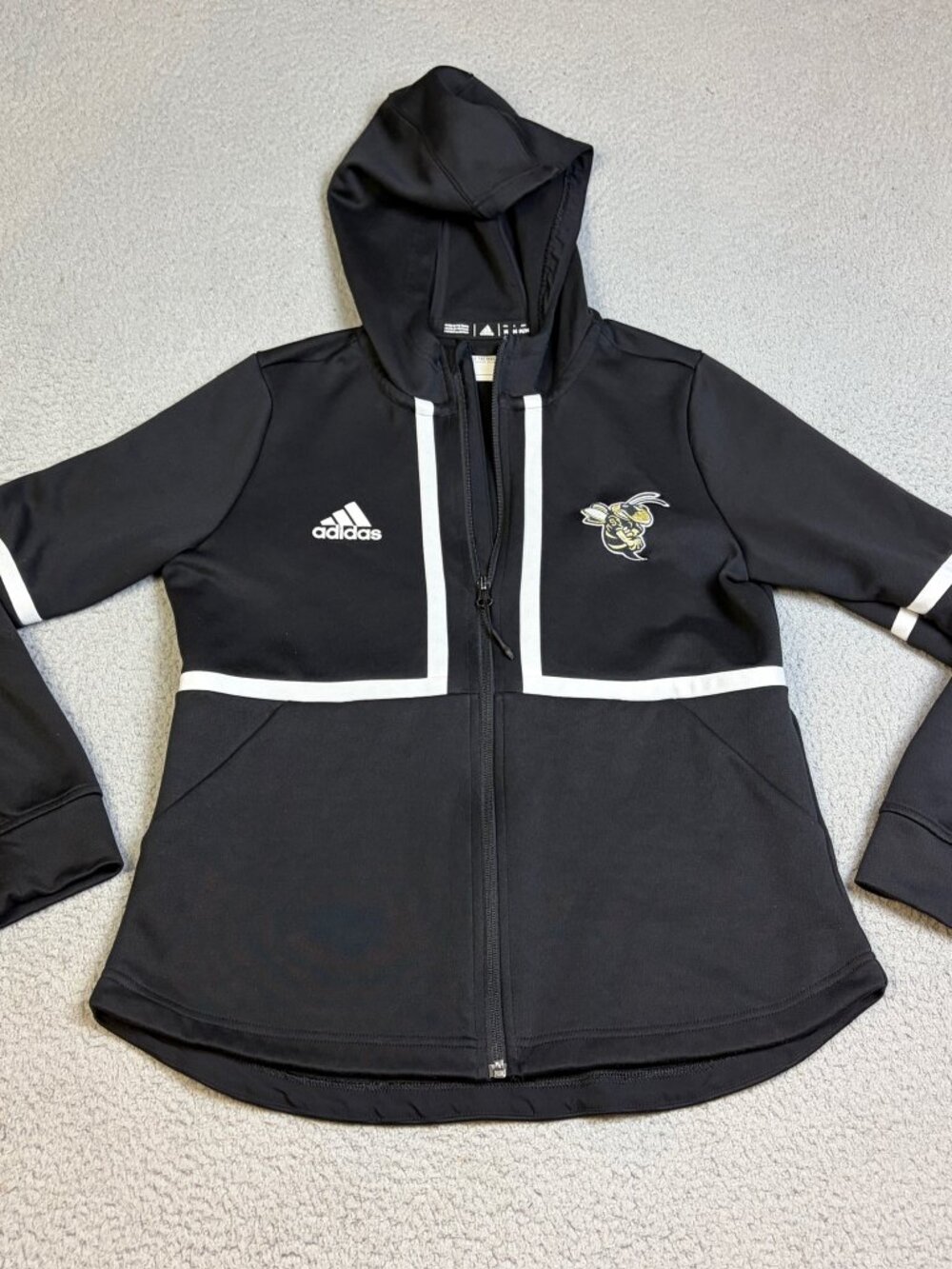 Georgia Tech Adidas Hoodie Womens Medium Team Player issued Football College